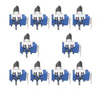 iplusmile 10 Pezzi Potenziometro Verticale 4 Pin Rk11 Doppio Lineare per Pianoforte Elettronico Manopola Shaft in Metallo e Plastico Soluzione Sostitutiva per Riparazione Digitale