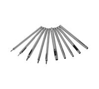 iplusmile 10 pezzi Punzone Cavo in Acciaio per Pelle Gomma e Carta Strumento Preciso per Rotondi su Cinture Cinturini e Artigianato Resistente e Facile da Usare