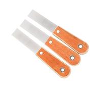 iplusmile 10 Pezzi Spatola taglierino cutter manipolazione spingiacqua scraper mastice strumento raschietto frattazzo a lame portatile raschietto in acciaio lucidato acciaio carbonio