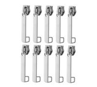 iplusmile 10 pezzi Tiretti Cerniera Nylon Doppio con Foro Blocco Sicurezza per Valigie Viaggi Cursore Resistente per Riparazione Zip Protezione Privacy Valigie Business e Vacanze