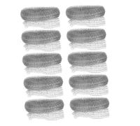 iplusmile 10 pezzi Trappole Lanugine Lavatrice in Acciaio Inossidabile Filtro Rete Alta Densità per Tubo Scarico Lavanderia Intasamento Facile Installazione