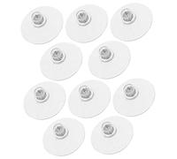 iplusmile 10 pezzi Ventose Trasparenti con Vite Ganci per Appendere su e Piastrelle Ventose Piccole per Bagno Cucina e Lisce Resistenti e Riutilizzabili per Decorazioni e Organizer