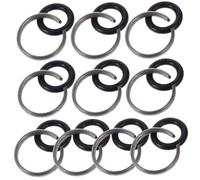 iplusmile 10 set Anelli di Ritegno per Avvitatore Percussione con O-ring in Gomma Resistente e Anelli in Ferro Durevoli per Avvitatori Elettrici e Pneumatici Facile Installazione con Pinze
