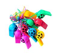 iplusmile 100 Fischietti da Calcio Colorati Confezione per Calcio Come Gadget per Compleanni e Eventi Sportivi per Intrattenere e Divertirsi Colore Casuale Colore Casuale