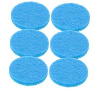 iplusmile 100 Pezzi Aromatherapy Diffuser Refill Pads Round Cotton Pads for Essential Oil Necklace Pendants No Tool Replacement for Fragrance