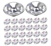 iplusmile 100 pezzi Bottoni in Cristallo per Divano con Anello Metallico Bottoni per Tappezzeria Sicuri e Resistenti Decorazione Gioiello per Cucito e Mestiere