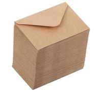 iplusmile 100 Pezzi Buste Invito in Carta Kraft Buste Piccole Lisce e Resistenti all Inchiostro per Biglietti Matrimonio Laurea Feste ed Eventi Speciali