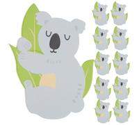 iplusmile 100 Pezzi Carta Lecca-Lecca Decorativa per Imballaggio Messaggi Fai da Te Biglietti di Auguri Koala per Feste Decorazione Carta Regalo per Matrimoni e Compleanni