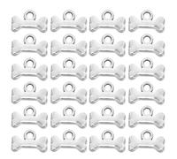 iplusmile 100 Pezzi Charms Osso Cane in Lega di Zinco Anticato per Gioielli Te Pendenti Resistenti e Antigraffio per Bracciali Collane e Collari per Cani