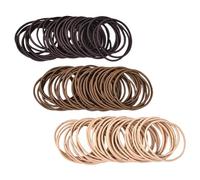 iplusmile 100 pezzi Elastici per Colorati Elastici per Ragazze Morbidi e Resistenti Adatti Tutti Tipi Accessori per Acconciature Quotidiane