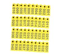 iplusmile 100 pezzi Etichette Auricolari Numerate per Bestiame in Tpu Resistente all e UV Animali Piccoli come Pecore Numeri da Targhette Auricolari per Gestione Informazioni Livestock