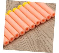 iplusmile 100 pezzi Freccette Morbide Z Shape per Gioco di Guerra Testa in Plastica Sicura Compatibili con Originali Giocattolo per Ragazzi e Ragazze Arancione