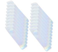 iplusmile 100 pezzi Sacchetti Olografici Richiudibili Borse Trasparenti per Design Autosigillante per Cosmetici e Accessori Resistenti e Impermeabili per Piccole Imprese e Attività