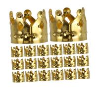 iplusmile 100pezzi Accessori Per Capelli Dreadlock in Ferro Dorato Fermagli Per Trecce Anelli Per Capelli Polsini Per Decorazioni Per Trecce Dreadlock