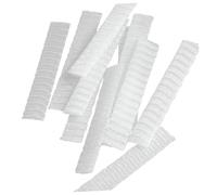 iplusmile 100pezzi Coprispazzole Make up in Rete Plastica Bianco Protezione Pennelli Trucco Per Viaggio e Uso Quotidiano Custodie Traspiranti e Facili Da Riconoscere