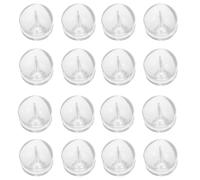 iplusmile 100pezzi Tappi in Silicone per Orecchini Piatti Trasparenti Accessori per Gioielli Fai da Te Bloccanti per Tutti i Tipi di Orecchini