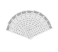 iplusmile 10pezzi Adesivi Per Tastiera Russa Trasparenti Coperture Satinate Sovrapposizioni Di Lettere Russe Per Laptop Pc e Computer Protezione Da Polvere e Schizzi