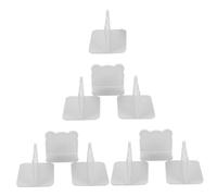 iplusmile 10pezzi Basi per Box Stabilizzatrici Antiscivolo Pioli per Mensole e Clip di Fissaggio Adesive per Recinti per Ragazzo Ragazza Ragazza Piccoli Supporto per Piedini