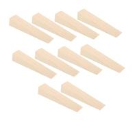iplusmile 10pezzi Cunei Fermaporta in Legno Massello Triangolari per Interni Blocchi di Legno Fermaporta di Allarme da Pavimento Utensili per Porte Pesanti Spessori Cunei per Porte in