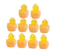 iplusmile 10pezzi Mini Statua Di Resina Di Anatra Piccola Figurina Di Animale Decorazione Da Giardino Ornamento Di Per Interni e Esterni Per Bonsai e Miniature