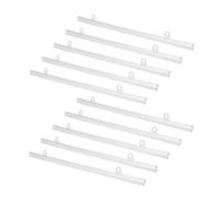 iplusmile 10pezzi Pali Di Pvc Per Appendere Poster in Supermercati E Centri Commerciali Strisce Per Esposizione Facile Supporti Stabili Pubblicità E Opere D Arte