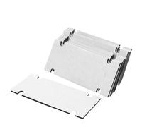 iplusmile 10pezzi Supporto Adesivo per Videocitofono Senza Trapano Kit di Montaggio per Appartamento con Nastro Adesivo e Copertura Antipioggia Staffa di Installazione Facile per Pareti