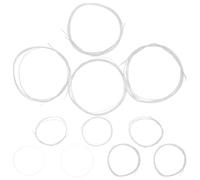 iplusmile 11pezzi Corde per Oud in Lega di Rame Placcata in Argento ad Alta Tensione per Suono Brillante e Articolato Set da Corde per Oud Acustico Anima in Nylon