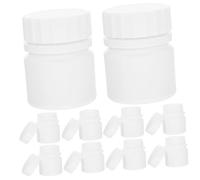 iplusmile 12 Bottiglie Hdpe da 30ml con Tappo a Vite, Resistenti e Anti-perdita, Contenitori per Medicine da Casa Facili da Trasportare, per Viaggi