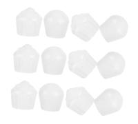 iplusmile 12 Pezzi Cupcake di Schiuma Fai da Te Non Colorati, Modelli Artigianali per Bambini, Accessori per Pittura e creatività, Superficie Liscia per Laboratori Educativi e attività Manuali