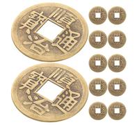 iplusmile 12 Pezzi Di Monete Di Rame Retrò Appendiabiti Per Auto Monete Del Tempo Della Cinese Decorazione Bomboniera Per Il Nuovo Anno