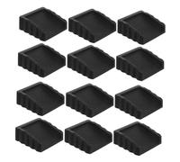 iplusmile 12 Pezzi Door Stoppers Heavy Duty Windproof Wedges For Bedroom Kitchen Bathroom Slam Floor Protectors With Finger Safety Design