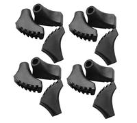 iplusmile 12 Pezzi Gommini in Gomma Antiscivolo per Bastoncini da Trekking Punte Resistenti all Usura Facili da Installare Compatibili con Bastoni da Passeggio e Escursionismo Accessori per