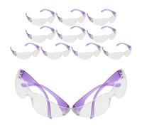 iplusmile 12 Pezzi Occhiali Protettivi per Laboratorio Chimico, 15 Cm | Copertura Avvolgente, Visione Antiappannamento e Resistenza ai Graffi, Montatura Morbida in Plastica