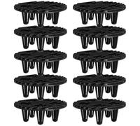 iplusmile 12 Pezzi Rialzi per Vasi di Fiori in Plastica Rotondi 10 CM Supporti per Piante da Esterno e Interno Base per Drenaggio Piedini per Fioriere da Giardino e Tavolo