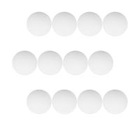 iplusmile 12 Pezzi Silicone Paracolpi Bianco Adesivo, per Maniglia Porta | Riduce Segni e Ammaccature, Attenua i Colpi, per Casa e Camere da Letto, Finitura Bianca