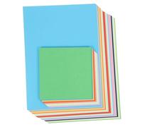 iplusmile 120 fogli Cartoncini Colorati per Origami e Artigianato Spesso e Carta Colorata Morbida Materiale Creativo per Fai da Te Progetti Scolastici e Decorazioni