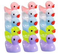 iplusmile 120 Pezzi Decorazioni paesaggistiche anatre giardini fati piante in vaso arredamento anatre Paesaggio Figura desktop mini statuina decorativa piccoli oggetti resina