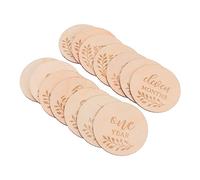 iplusmile 14pezzi Carcassoni di Legno per Foto di Ragazzo Ragazza Ragazza Biglietti per Ragazzo Decorazioni Fotografiche per Catturare Età nel Suo Primo Anno di Vita