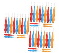 iplusmile 150pezzi Spazzolini Interdentali Colorati Compatti Per Pulizia Dei Viaggio Utensili Pratici Per Orale e