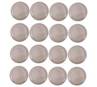 iplusmile 16 Pezzi PAD SLIDER FROVIBILI moquette nonkid tappeto Non slip pavimento da piedini per mobili cuscinetti per le gambe delle sedie la sedia scivola plastica Grigio chiaro