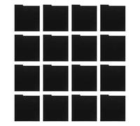 iplusmile 16 Pezzi Separatori per Vinili in PVC Nero Design, Divisori Efficienti per Raccolte di Album, per Organizzare Scaffali e Collezioni a Casa