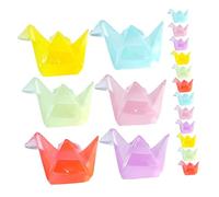 iplusmile 18 Pollici Mini Origami Crane Figurines Luminous Glow in The Dark Resin Models For Dollhouse Accessories Diy Aquariums Garden Micro Landscape Decorations