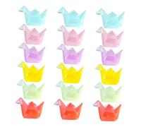 iplusmile 18 Pollici Mini Origami Crane Ornaments Luminous Glow in The Dark Resin Figurines For Diy Aquarium Dollhouse Garden Decor Compact Desktop Accessories