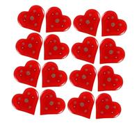 iplusmile 18 Spille a Forma di Cuore Rosse Luminose per la Festa degli Innamorati Set da 18 Pezzi Spille Decorative da Bavero per Maglioni Accessori per Feste e Costumi Regalo Romantico