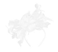 iplusmile 1Pezzi Copricapo Nuziale Artificiali e Garza Accessorio per Sposa per Matrimoni e Feste Molletta Decorativa per Cerimonie