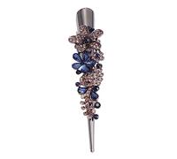 iplusmile 1pezzi Fermaglio Capelli Becco D'anatra Grande Con Strass Cristallo Vintage Clip in Metallo Elegante Per Acconciature Accessorio Leggero e Robusto Per Donna Design Solido e Protett