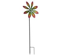 iplusmile 1pezzi Girandola Vento Design Creativo in Ferro Verniciato Decorazione Colorata per Esterni Ornamento da Giardino Meraviglioso Mulino Vento Facile da Installare e Trasportare