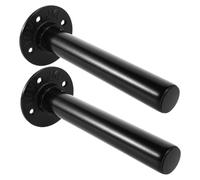 iplusmile 2 Iron Wall Mounted Barbell Plate Storage Rack Heavy Duty Strength Training Holder Home Gym Organizer