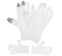 iplusmile 2 paia Guanti da Lavoro Sottile in Cotone per Giardinaggio Elasticità e Comfort per Outdoor Protezione Mani Antiscivolo Guanti da Giardiniere Pratici e Leggeri Regalo per