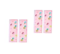 iplusmile 2 Paia panno per avvolgere la maniglia dell'apparecchio congelatore coperture per manico stampati protezione in tessuto per frigorifero rosa